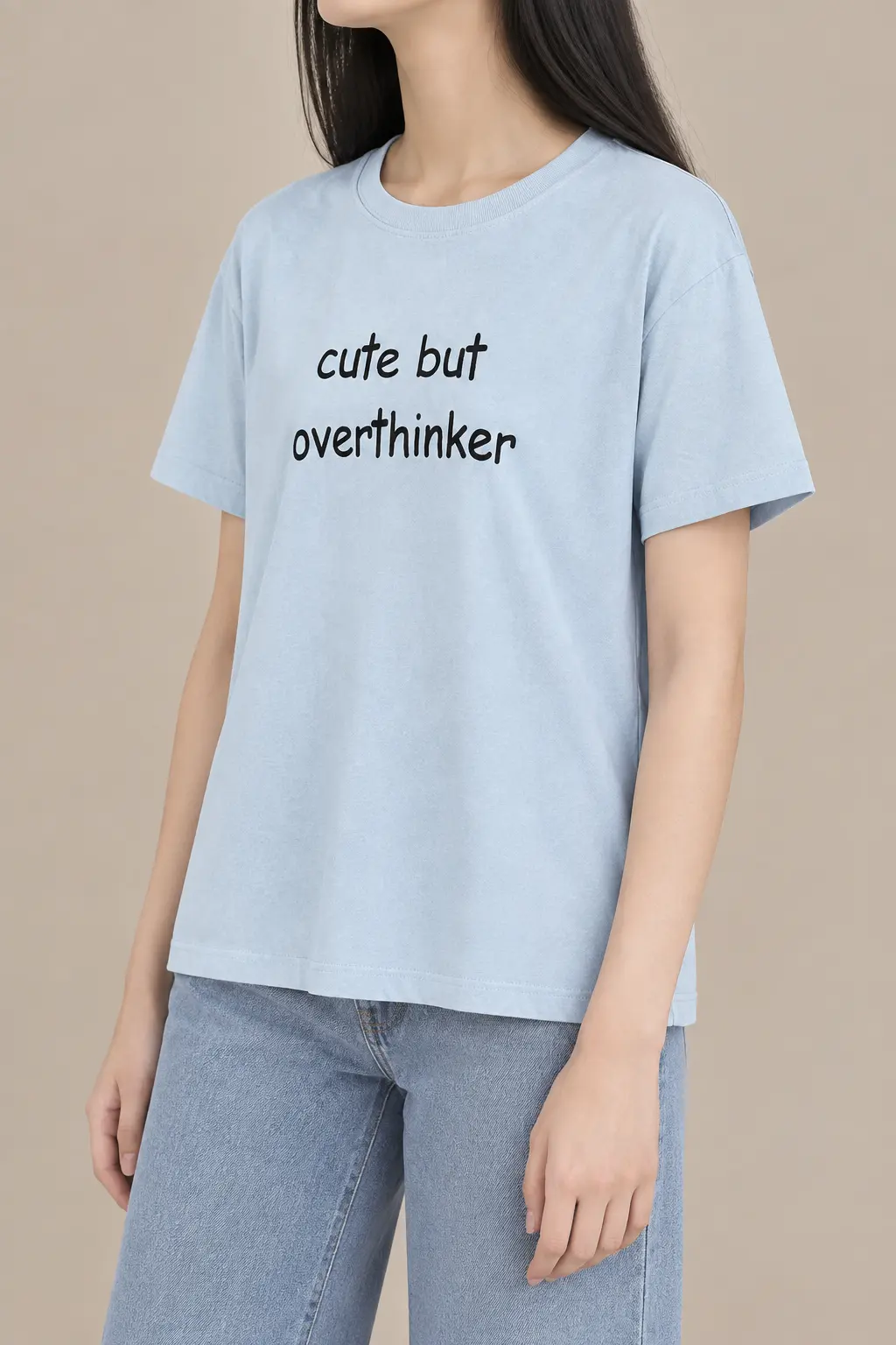 تیشرت cute but overthinker